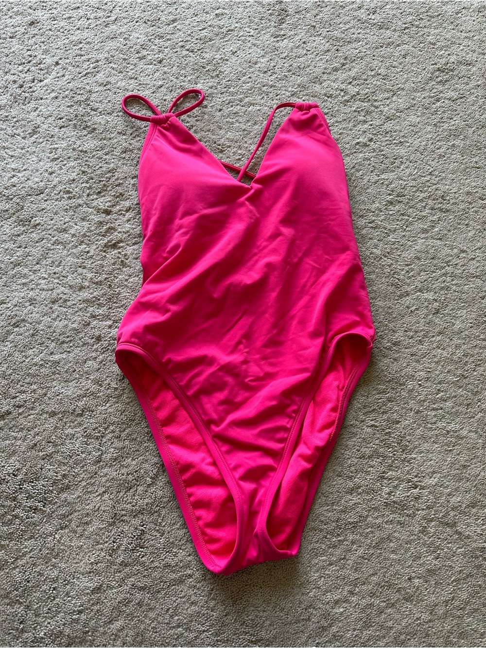 Women’s Shade & Shore One Piece pink swimsuit S nwt